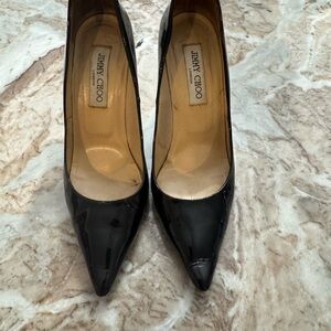 Jimmy Choo Glossy Black Heels